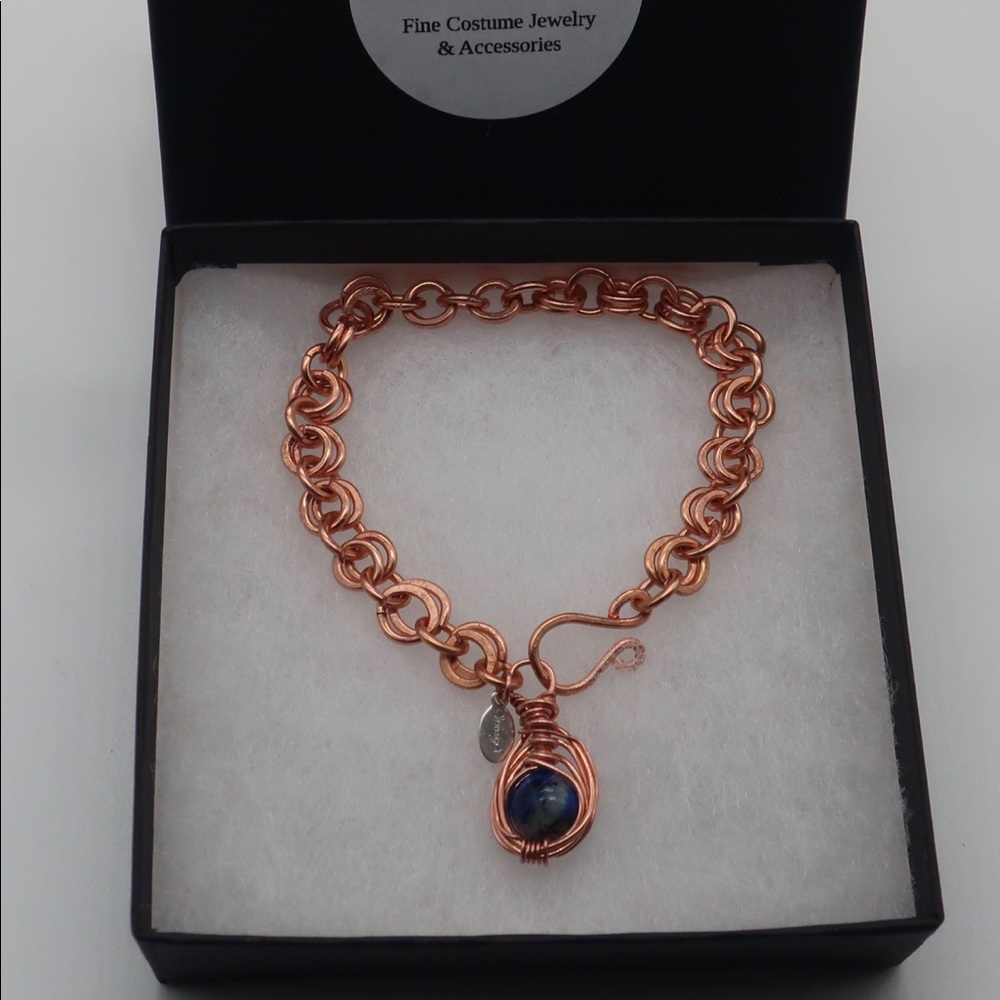 Gemstone & Copper Bracelet